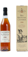 Armagnac Castarede 1981 * avec étui et avec cire