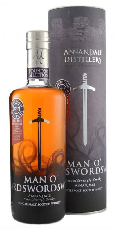 Annandale Man O'Sword Founders Selection Refill Ex-Bourbon Cask 2017