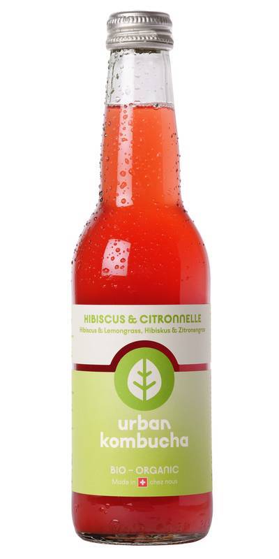 Urban Kombucha Citronnelle-Hibiscus
