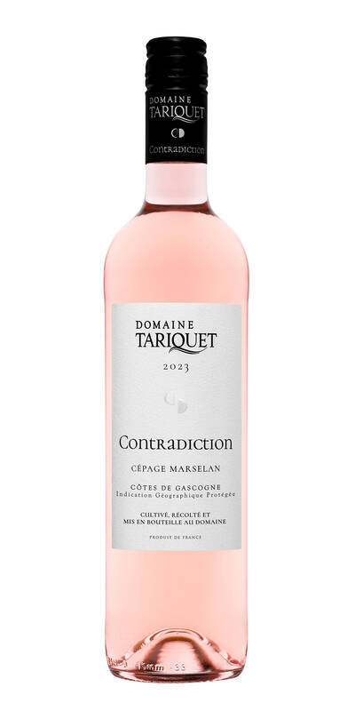 Contradiction Marselan rosé 2023/2024 Côtes de Gascognes IGP Domaine Tariquet