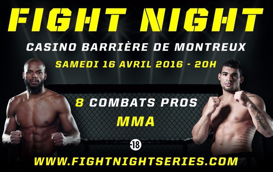 affiche fight night montreux