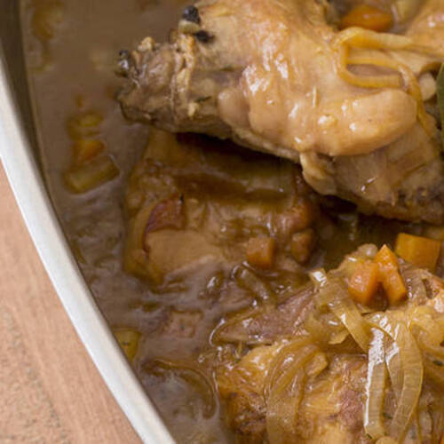 Coniglio alla Chimay Rouge