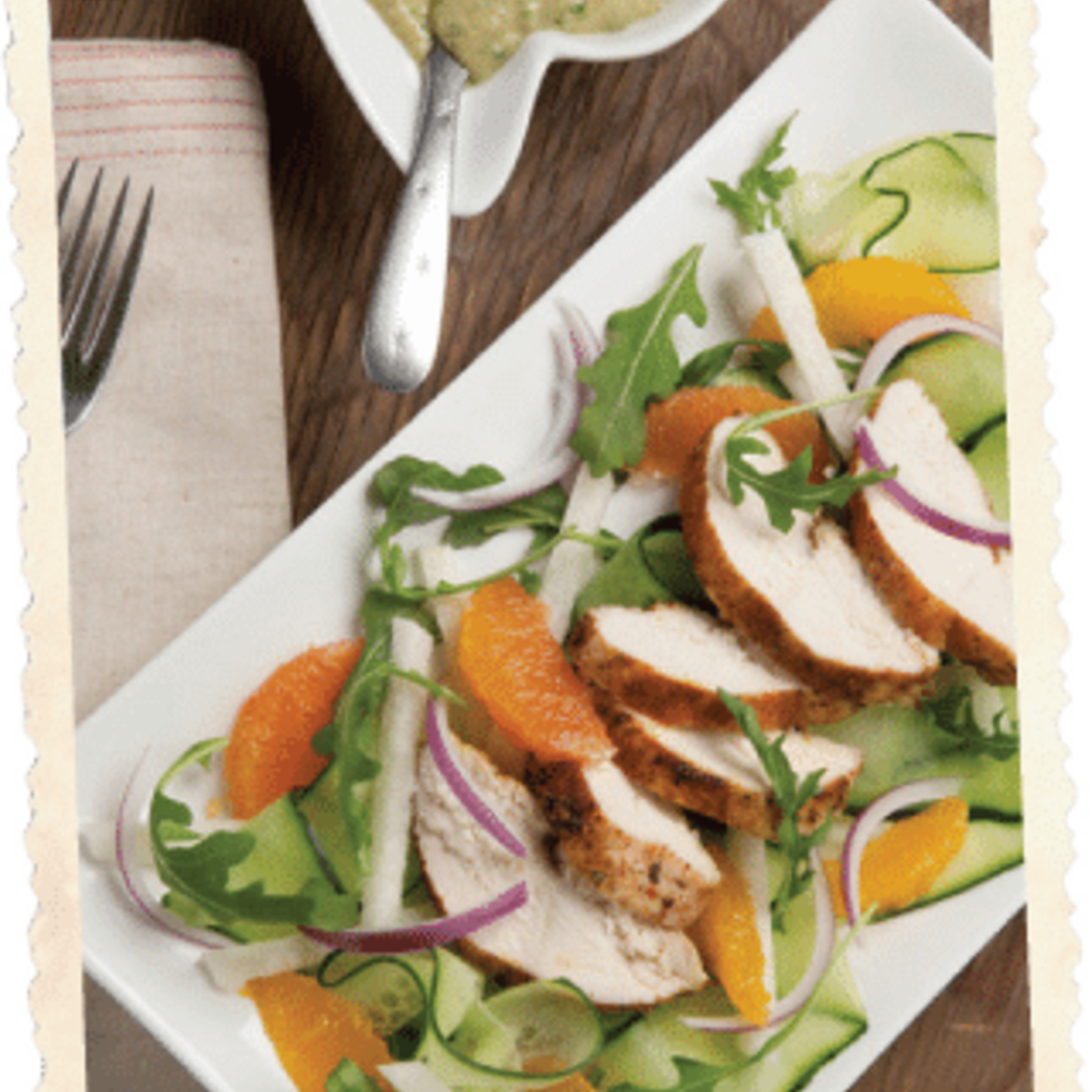 Chicken fillet with citrus fruits and CHOUFFE Soleil