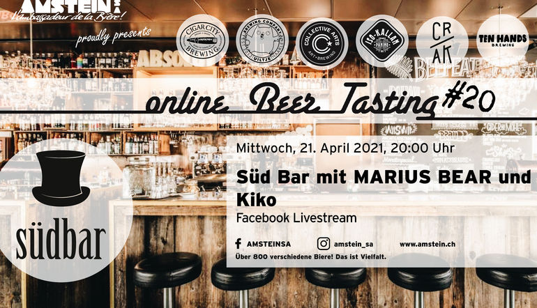 Online Beer Tasting #20 Süd Bar mit Marius Bear und Kiko