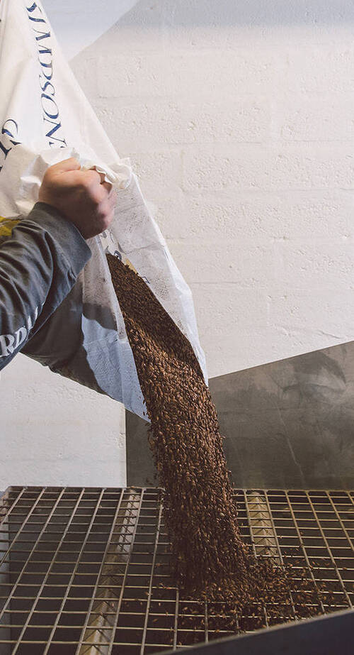 Préparation malt concassage