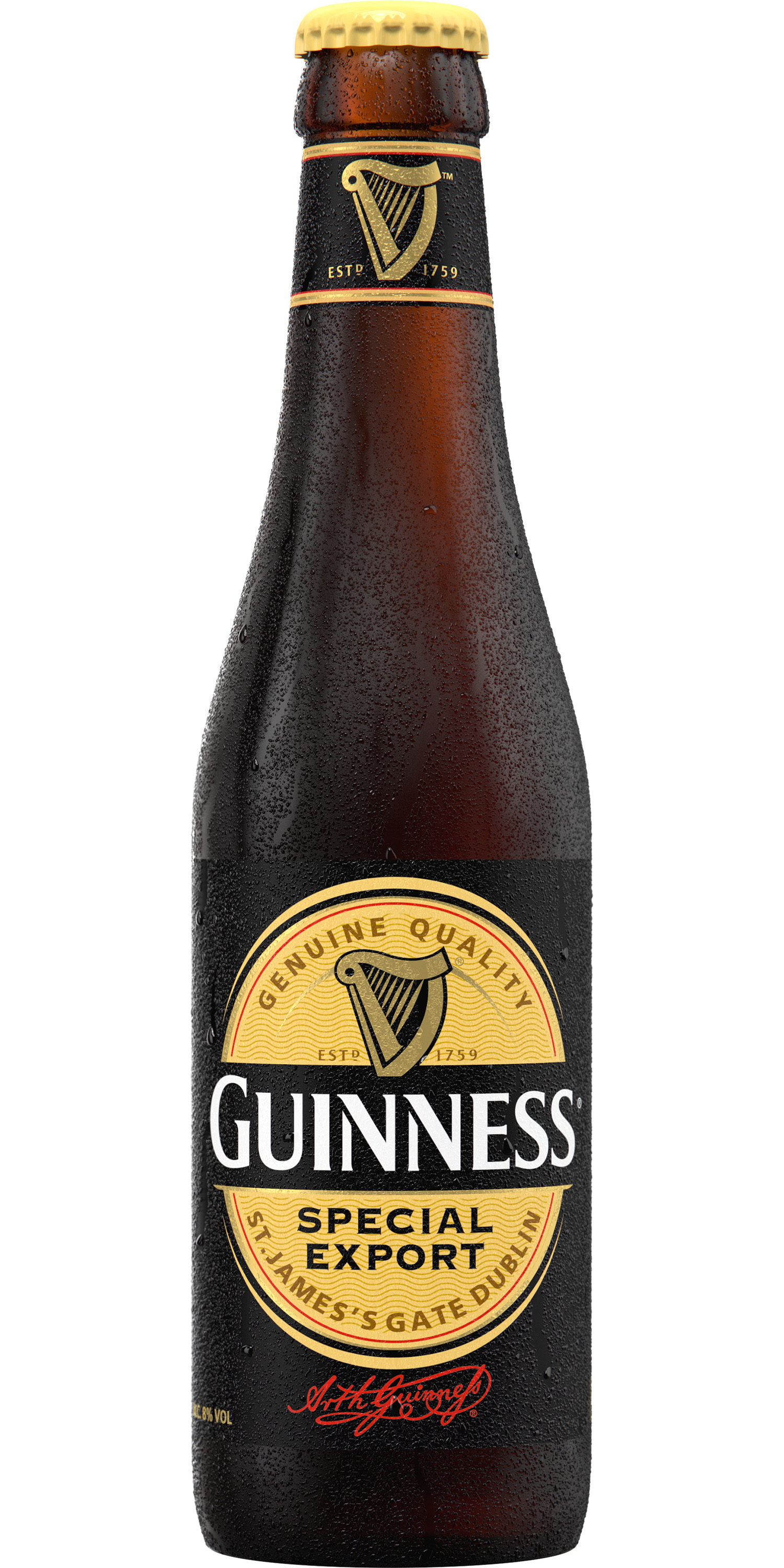 Birra Guinness Spec. Export ( 33 cl)  Amstein SA - L'ambasciatore della  birra